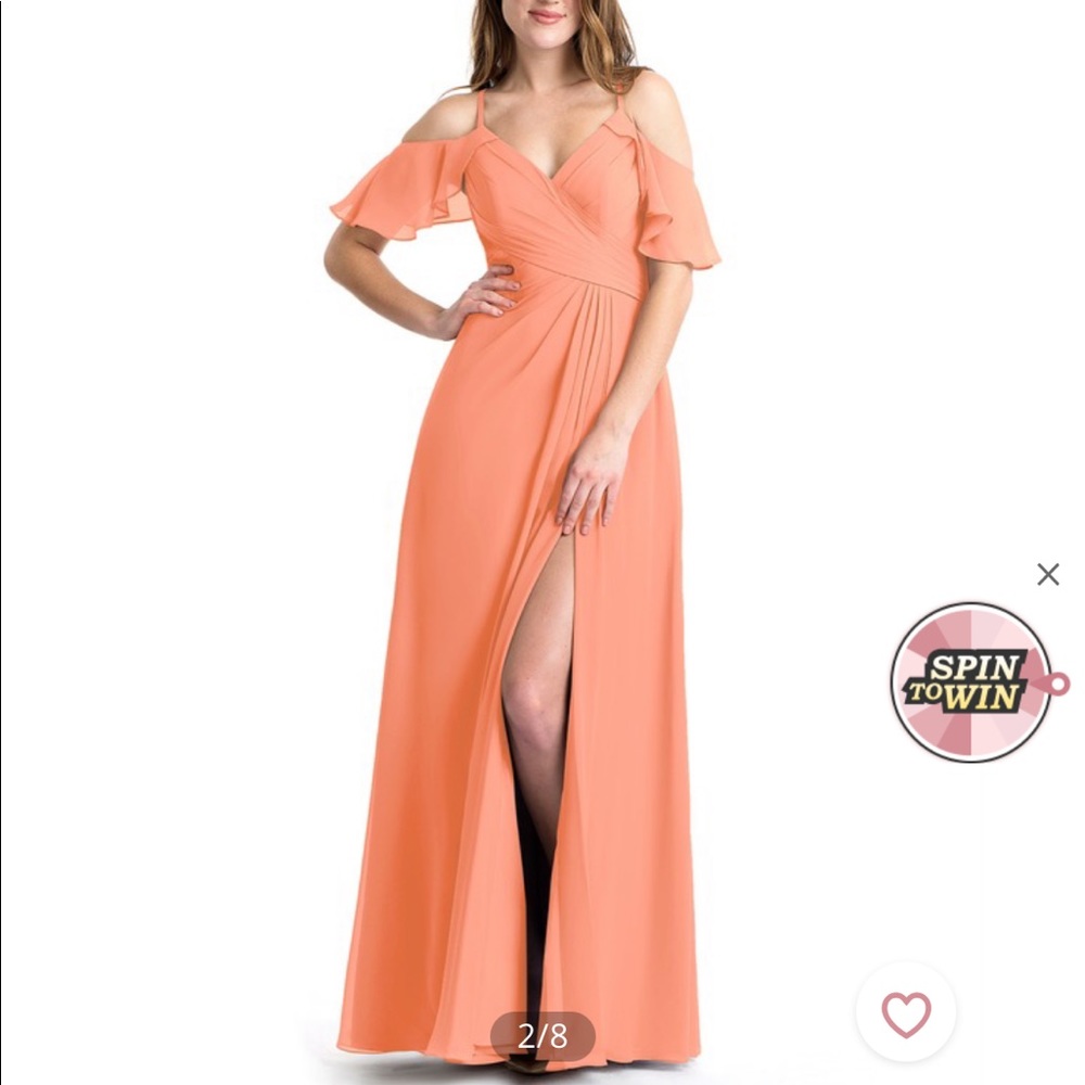 AZAZIE Dakota bridesmaid dress sz A2. Sunset.